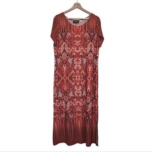 Bob Mackie | Wearable Art Petite Stretch Long Dress - Friends Vibes